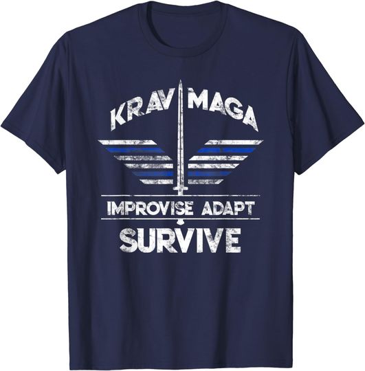 Discover Krav Maga Gear Self Defense Israeli Combat Training T-Shirt