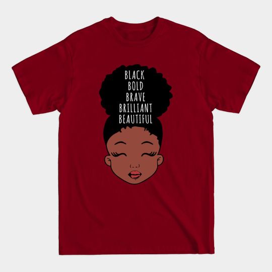 Discover Black Girl Magic - African American Girl T-Shirt