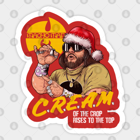 Discover cream - Cream Macho Man - Sticker