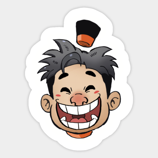 Discover TONI HEAD - Funny Head - Sticker
