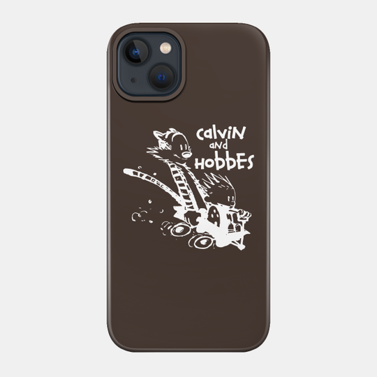 Discover Calvin And Hobbes White - Calvin And Hobbes - Phone Case