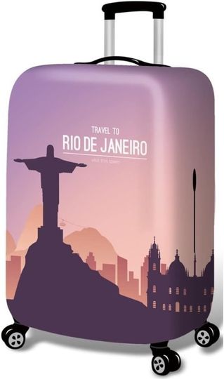 Discover Suitcase Cover, Elastic Suitcase Protective Cover Monte Cristo Pattern