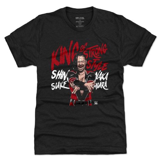 Discover Shinsuke Nakamura Men's Premium T-Shirt Superstars WWE Shinsuke Nakamura King of Strong Style WHT