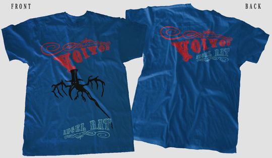 Discover New DTG printed  short sleeve  t-shirt - VOIVOD- Angel Rat