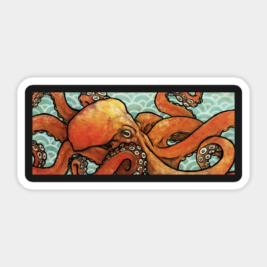 Discover Octopus - Octopus - Sticker
