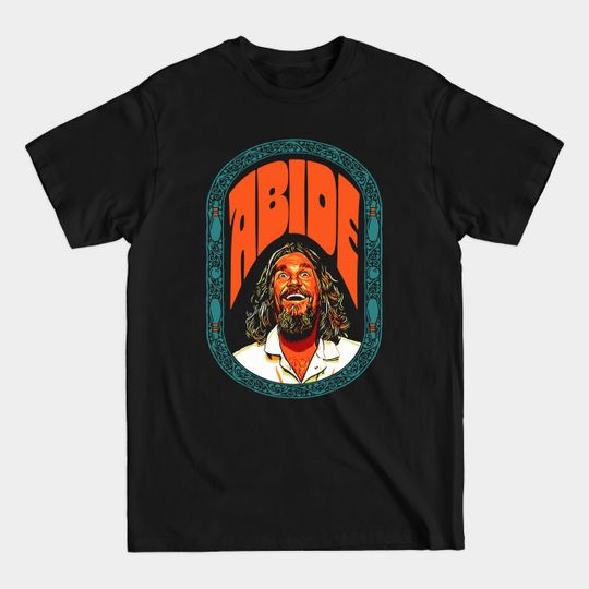 Discover Abide - The Dude Lebowski Vintage Dream Sequence Bowling Design - The Big Lebowski - T-Shirt