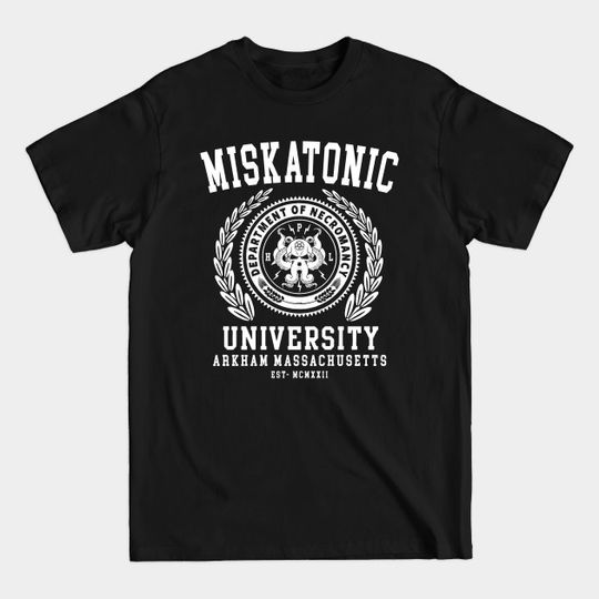 Discover CTHULU AND LOVECRAFT - MISKATONIC UNIVERSITY - Cthulhu - T-Shirt