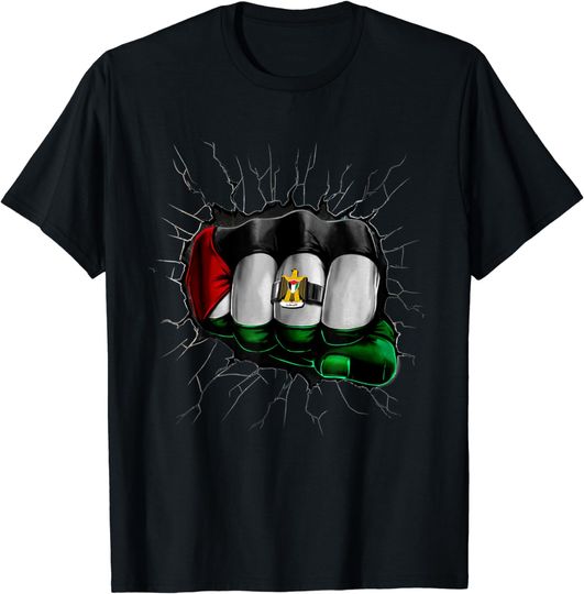 Discover Free Palestine Flag Shirt Palestinian Flag Fist Gift