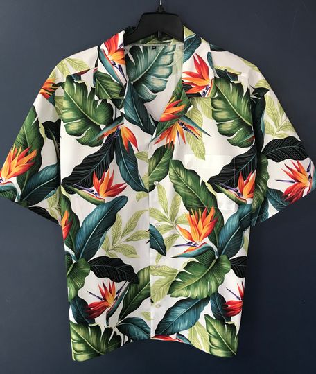 Discover Bird of Paradise Hawaiian Shirt