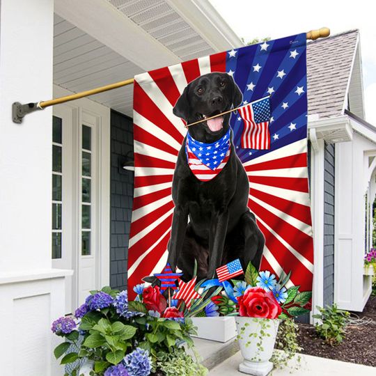 Discover 4th Of July House Flag