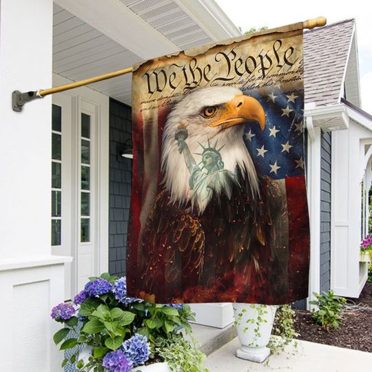 Discover 4th Of July House Flag