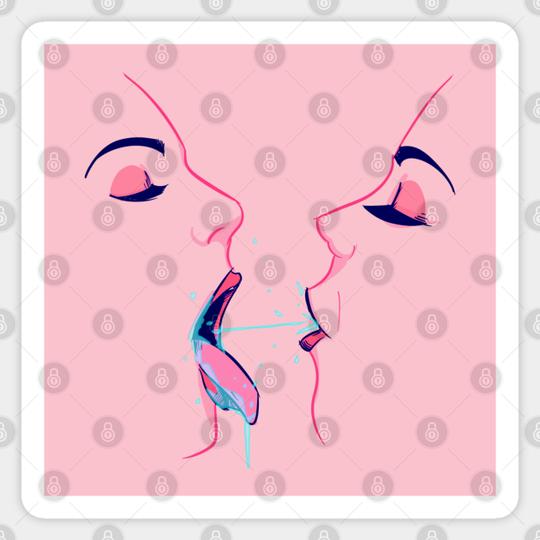 Discover Spit - Lesbian - Sticker