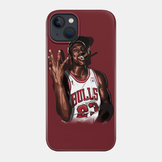 Discover Vintage Michael Jordan Three Peat - Vintage Michael Jordan Three Peat - Phone Case