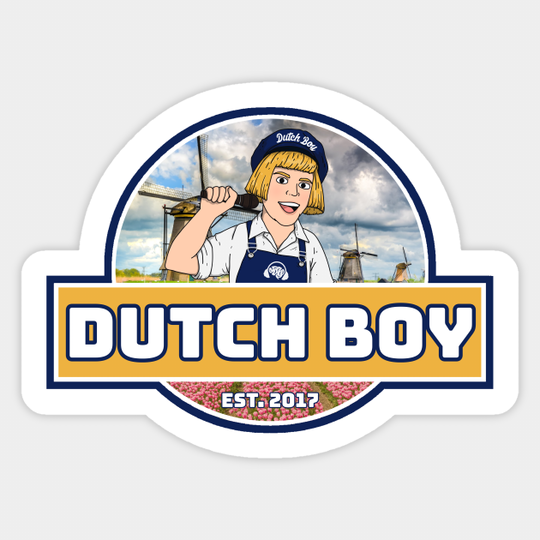 Discover Vintage Dutch Boy - Triviality Dutch Boy - Sticker