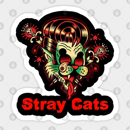 Discover Stray Cats - Stray Cats - Sticker