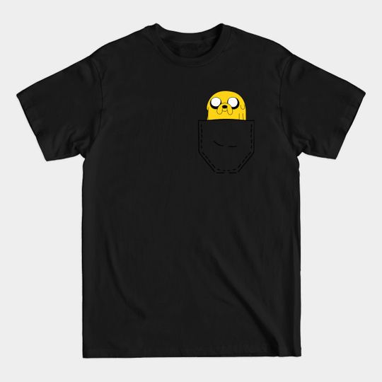 Discover Jake in the pocket - Adventure Time - T-Shirt