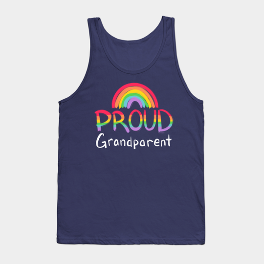 Discover Proud Grandparent Rainbow - Pride Month Tank Top