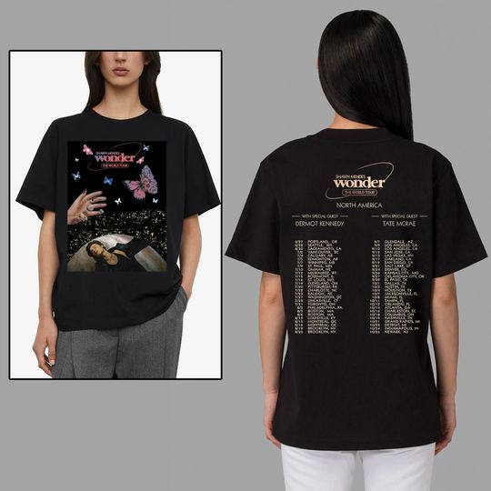 Discover Shawn Mendes Wonder The World Tour 2022 Shirt, Shawn Mendes Tour 2022 Shirt