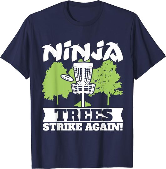 Discover Disc Golf Ninja Tree Shirt - Funny Theme