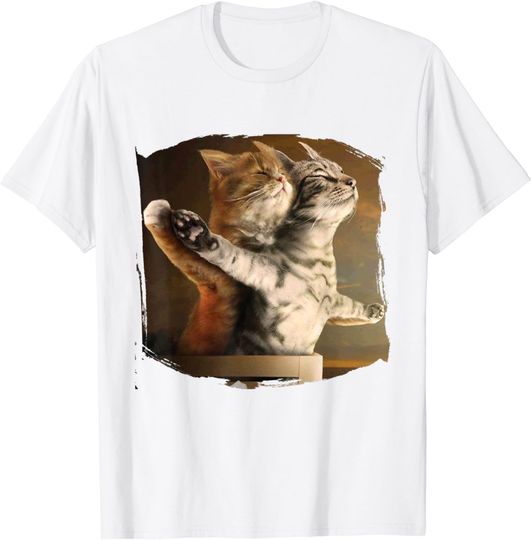 Discover Funny Cat Lovers meme inspired by Titanic Movie T-Shirt