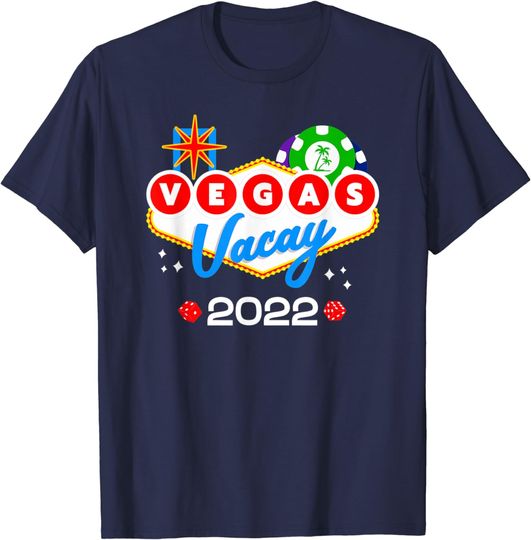 Discover Vegas Vacation T-Shirt - Fun Las Vegas Design