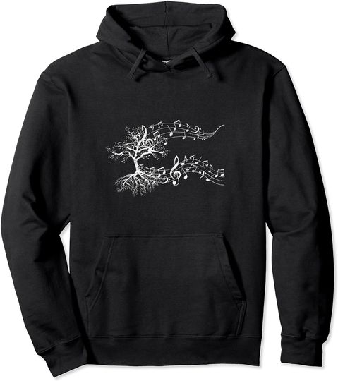 Discover Music Hoodie Gift For Musicians - Music Tree - Treble Clef