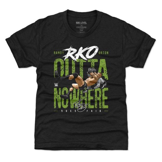Discover Randy Orton Kids T-shirt Superstars Wwe Randy Orton Rko Outta Nowhere Wht