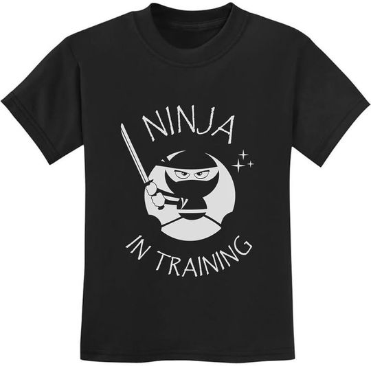 Discover Ninja in Training Shirt Cool Ninja Kids Shirt Funny Kids T-Shirt
