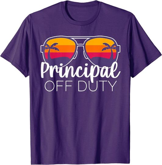 Discover Principal Off Duty Sunglasses Beach Sunset T-Shirt