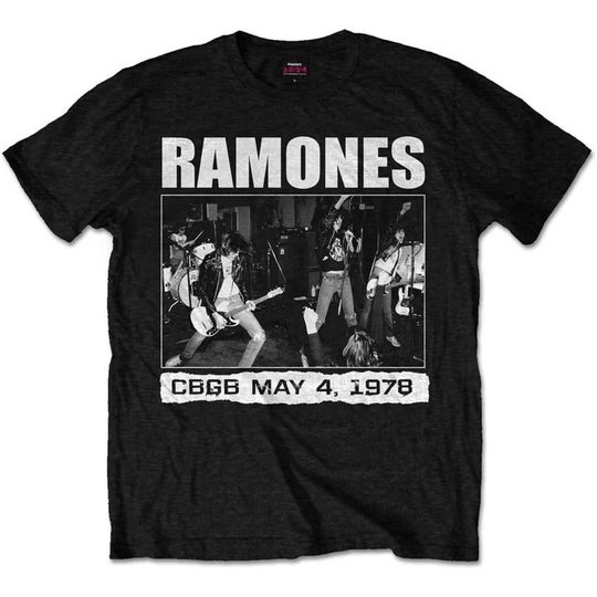 Discover Ramones Unisex Tee: CBGB 1978