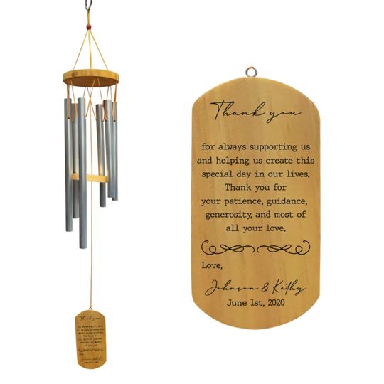 Discover Personalized Memorial Wind Chimes, Sympathy Wind Chime for Loss of Love one