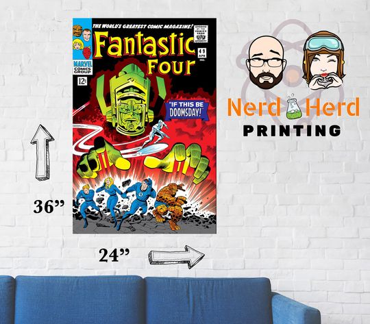 Discover Fantasic Four Comic Poster