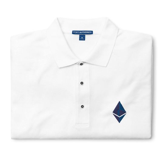 Discover Ethereum Embroidered Polo Shirt
