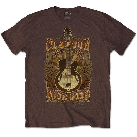 Discover Eric Clapton Unisex Tee: Tour 2008