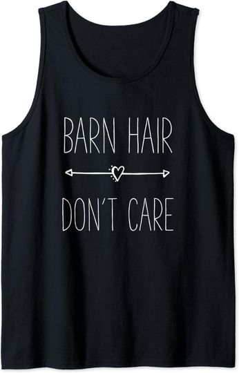 Discover I Love Horses Girls Equine Outfit Gifts Barn Hair Don't Care Tank Top