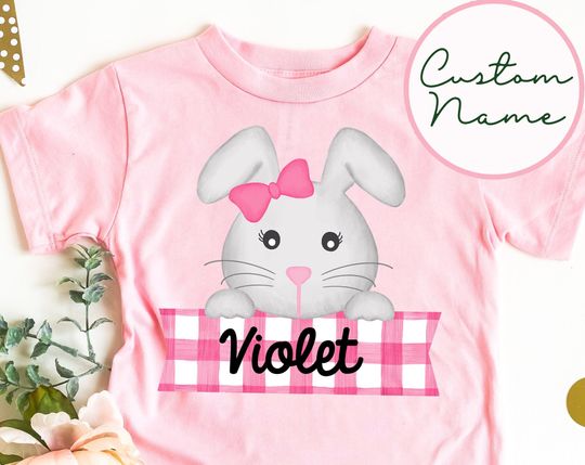 Discover Easter Bunny Personalized Name Shirt