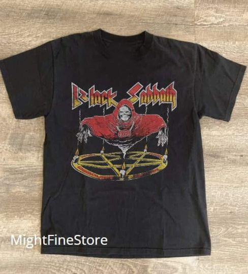 Discover Reprint Vintage 1978 Black Sabbath Tour T-Shirt