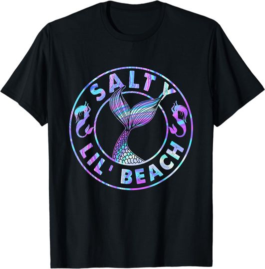Discover Mermaid Salty Lil' Beach Mermaid Lover T-Shirt