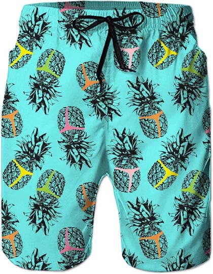 Discover Swim Trunks Quick Dry 3D Printed Beach Board Shorts with Pockets Cool Mesh Lining Bathing Suits