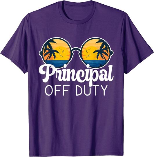 Discover Principal Off Duty Sunglasses Beach Sunset Summer T-Shirt