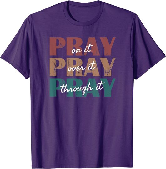 Discover Vintage Pray On It T-Shirt