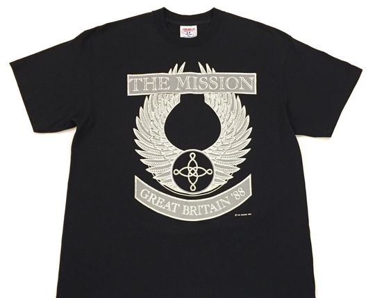 Discover Vintage 80s THE MISSION UK Children 1988 tour concert shirt