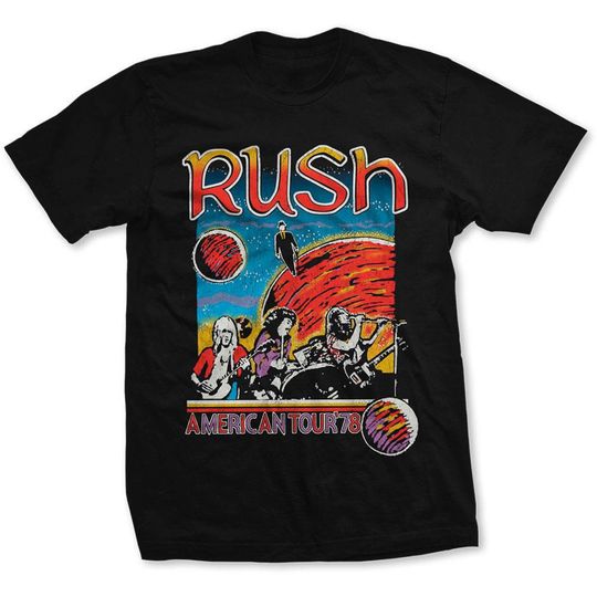 Discover Rush Unisex Tee: US Tour 1978