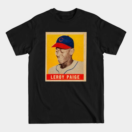 Discover Satchel Paige 1948 Leaf - Satchel Paige - T-Shirt