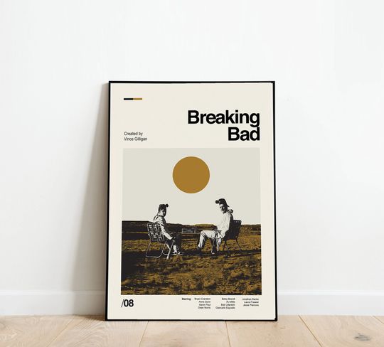 Discover BREAKING BAD Movie Poster, vintage inspired Poster
