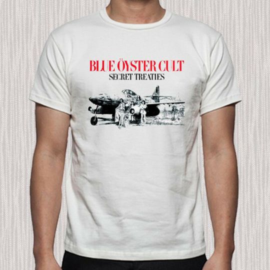 Discover Blue Oyster Cult Secret Treaties Rock Band T Shirt