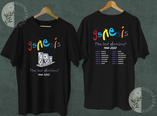 Discover Genesis The Last Domino Tour 2022 Shirt, The Last Domino Tour Shirt
