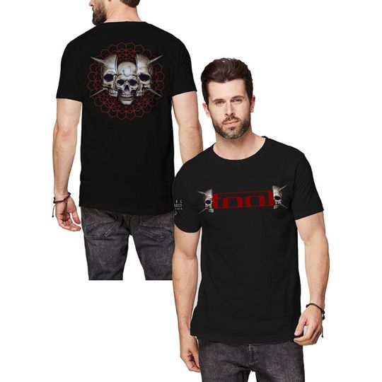 Discover Tool Unisex Tee: Skull Spikes