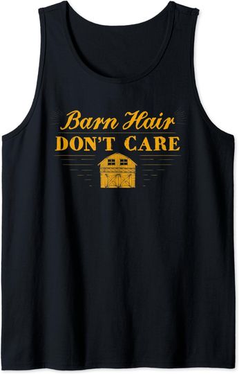 Discover Barn Hair Don't Care graphic Tank Top