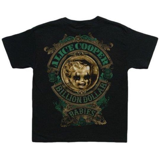 Discover Alice Cooper Kids Tee: Billion Dollar Baby